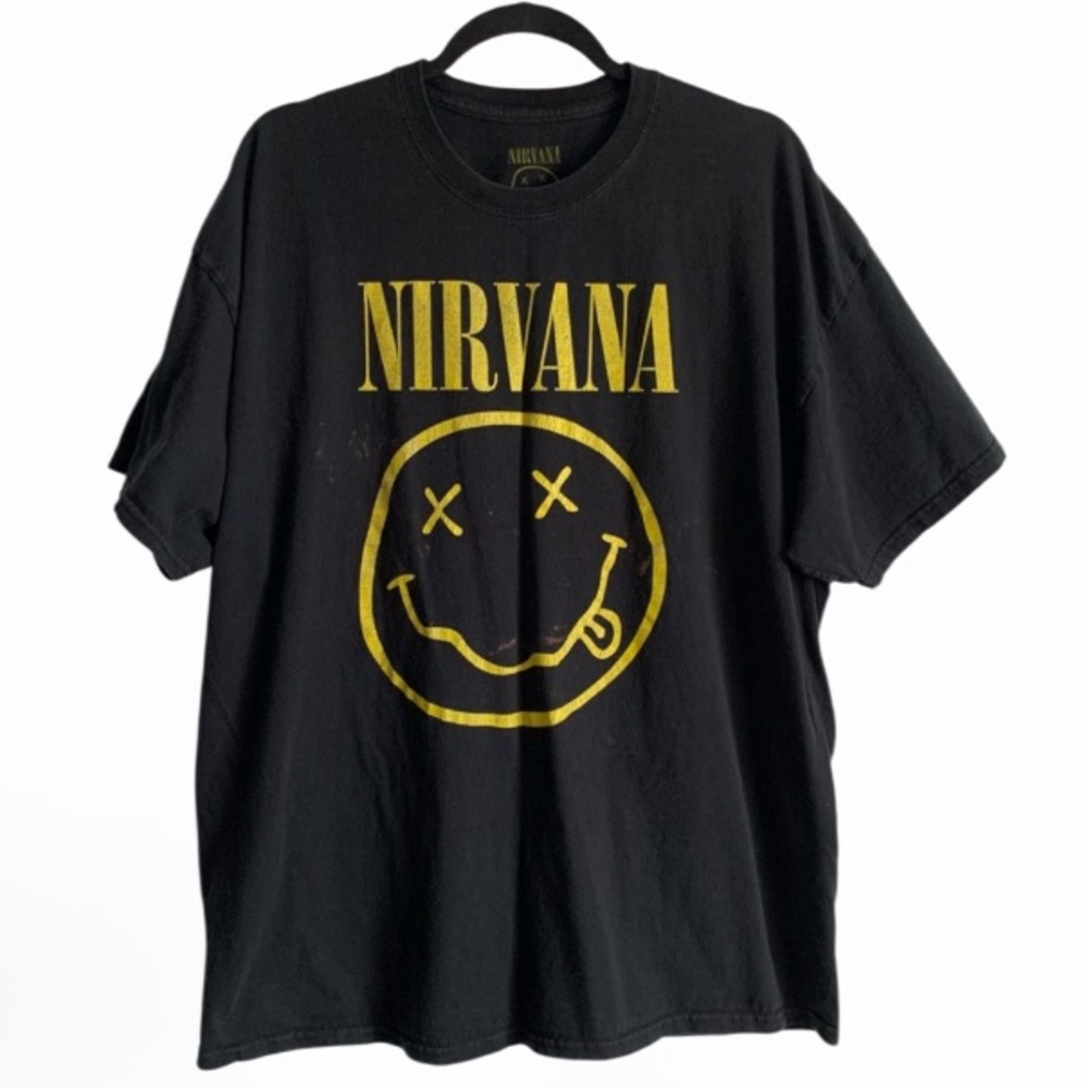 NIRVANA 100% Cotton Smiley Face Tee